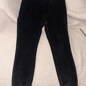 Nanette Lepore Velvet Black Cropped Pants